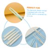 KONTONTY 12pcs Flat Head Craft Tweezers Sticker Tweezers for Diy