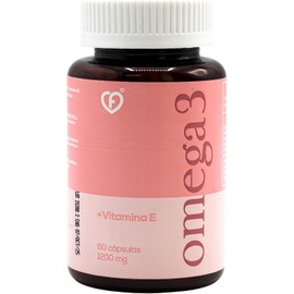 CARO FIT | Omega 3 de Salmón de Alta Potencia 2400 mg - 1740 mg EPA y DHA mas Vitamina E | Cápsulas Blandas Sin Olor para Salud Cardiovascular y Cerebral, Antiinflamatorio Natural | Suplemento Natural Sin Gluten - 60 Cápsulas