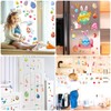 WD&CD Easter Window Stickers, 9 Sheets, Window Decoration, Easter, Window