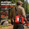 Dual-Chamber Chainsaw Fuel and Bar Oil Can, Portable 2-in-1 Refueling