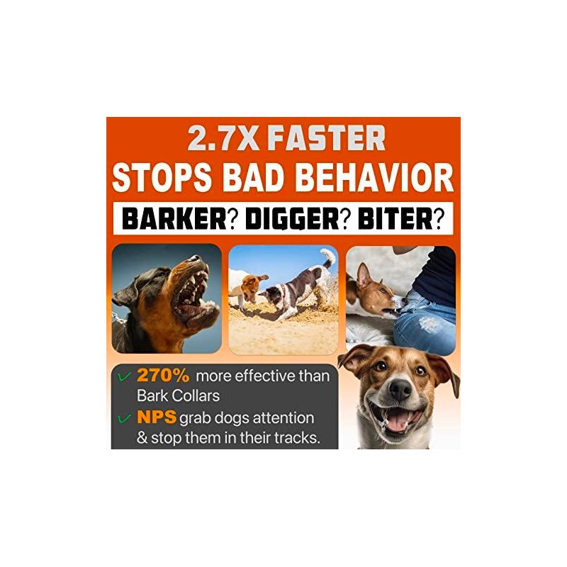 NPS Dog Bark Deterrent Device Stops Bad Behavior - No