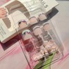 24Pcs French Tip Press on Toenails Short Pink Fake Toenails