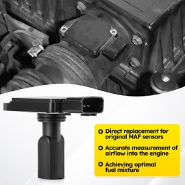Mass Air Flow Meter MAF Sensor for 1998-2004 Nissan Frontier Pathfinder Quest Xterra 1998-2000 Infiniti QX4 199-2002 Mercury Villager 2001-2004 Ford Mustang,22680-5J000 22680-7B001 22680-7B000