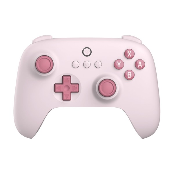 AKNES 8Bitdo Ultimate C Bluetooth Controller for Switch/Switch OLED/Switch Lite, Switch Controller with 6-Axis Motion Control, Rumble Vibration, Wake-up（Pink）