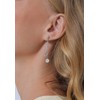 Elli Geo Basic Women's Earrings Chain Circle Bar in 925