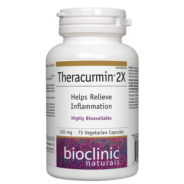 Bioclinic Naturals - Theracurmin 2X 120mg 75 V-Caps