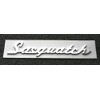 1pc Classic Sasquatch Script Nameplate Letter Emblem 3D Badge Logo