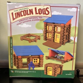 Lincoln Logs The Original LINCOLN LOGS Oak Creek Lodge Set 137 Pieces (00857) BRAND NEW
