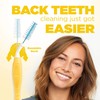 GUM Proxabrush® Go-Betweens® Reusable Interdental Cleaners, Antibacterial Bristles, Protective Travel