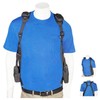 USH-300D Double Radio Shoulder Holster Chest Harness with an Adjustable
