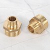 Bangbobi Brass Double Nipple Reduction 1 to 1/2 Inch Hose