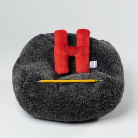 Alphapals Educational Plush Letter H - Ruby Red 4" Stuffed Alphabet - Machine Washable Toys - Perfect Learning Language Awareness and ABCs Recognition Gifts for Kids, 3, 4, & 5 Year Olds