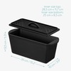 Navaris Bread Loaf Pan with Lid - Cast Iron Bread