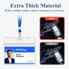 GhllGhyy 20 Pack Extra Thick Name Badge Holders, Durable &