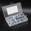 Pack of 80 Double Ear Hose Clips Assortment Double Ear