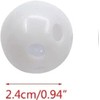10 Pcs White Rattle Balls Inserts Rattle Box Repair Doll