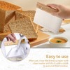 Zosenyer 2PCS Teigschaber Edelstahl, Teigkarte Set mit Rutschfestem Holzgriff, Pizzamesser
