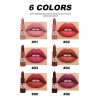 Set De 6 Lápices Labiales Mate, Colores Naturales Fáciles De
