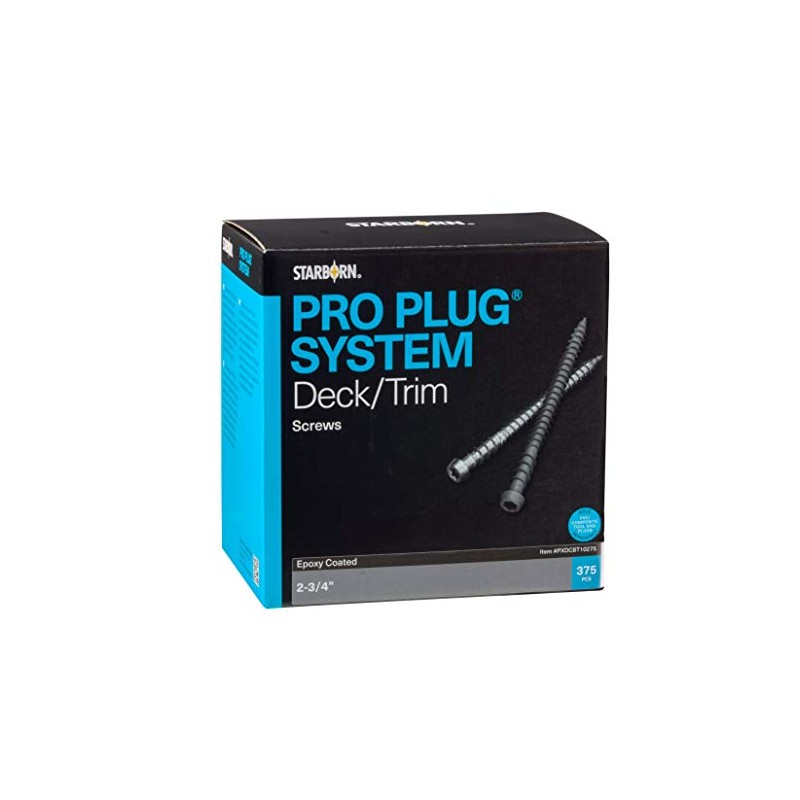 Pro Plug System Screws -Epoxy, #10 x 2-3-4", Star Drive,