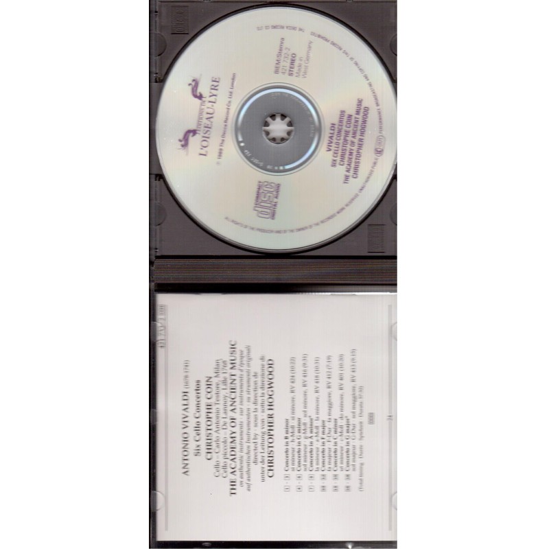 Vivaldi: Six Cello Concertos