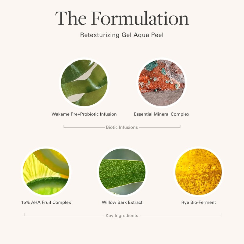 Amala Retexturing Gel Aqua Peel - Anti-Aging Facial Mask Promotes