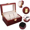 Uten 3 Grids Watch Box Storage Case Organizer Jewellery Display