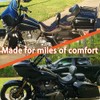 FOVPLUE Rider Backrest,Adjustable Driver Backrest Pad Kit fits for Harley