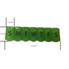 Apex 7-Day Ultra Bubble-Lok Pill Organizer (XL, Kelly Green)