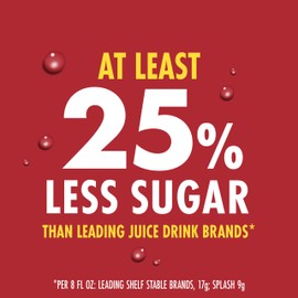 V8 Splash Cherry Pomegranate Flavored Juice Beverage, 64 FL OZ Bottle
