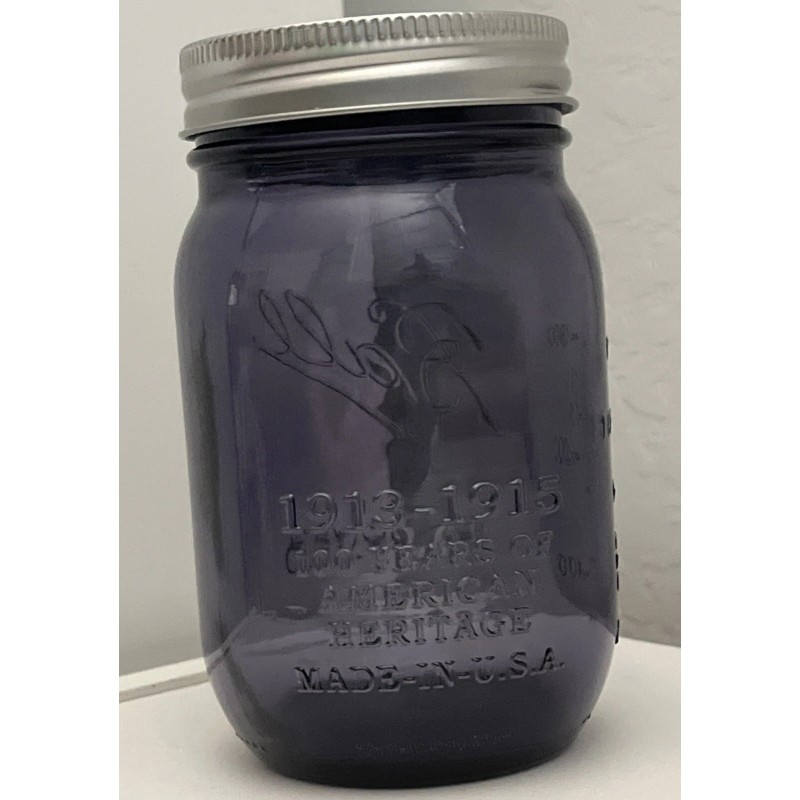 BALL Purple Ball Jar Heritage 100th Anniv Edition Improved Mason