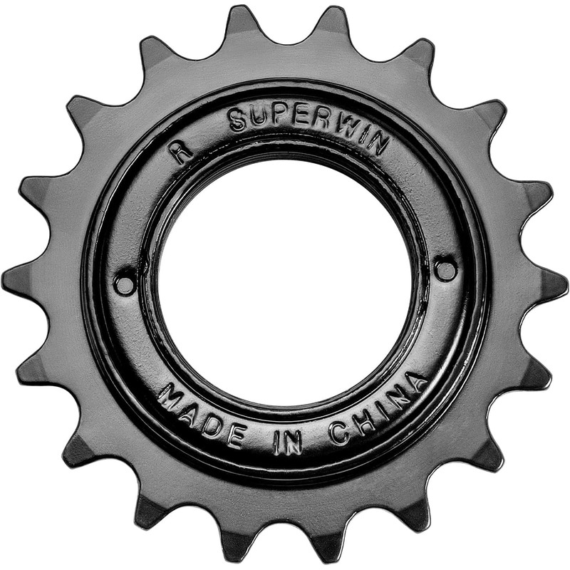 Hycline Single Speed Bicycle Freewheel 18T, Bike Freewheel-BLACK