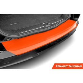 Luxshield Car Bumper Protector Set for Renault Talisman Estate KP I 2016-2022 - Rear Bumper guards for cars, anti scratch, Paint Protection For Sill - Transparent