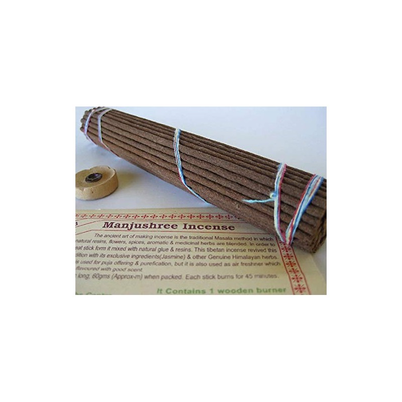 Traditional Manjushree Tibetan Nepalese Incense Jasmine & Herbs Mixed 52