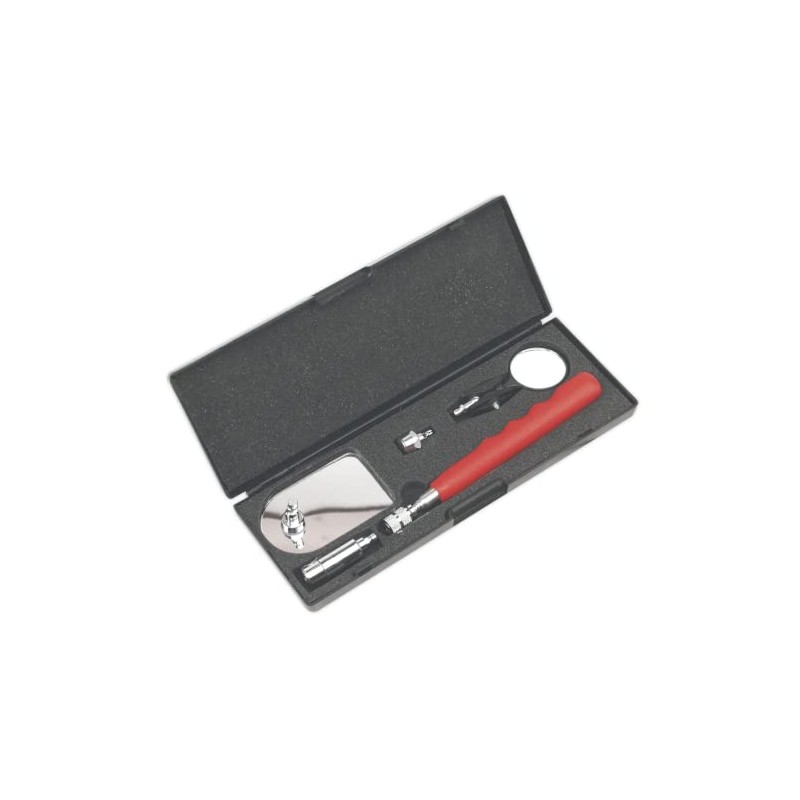 Sealey AK6521 Telescopic Magnetic Pick-Up and LED Inspection Tool Kit,