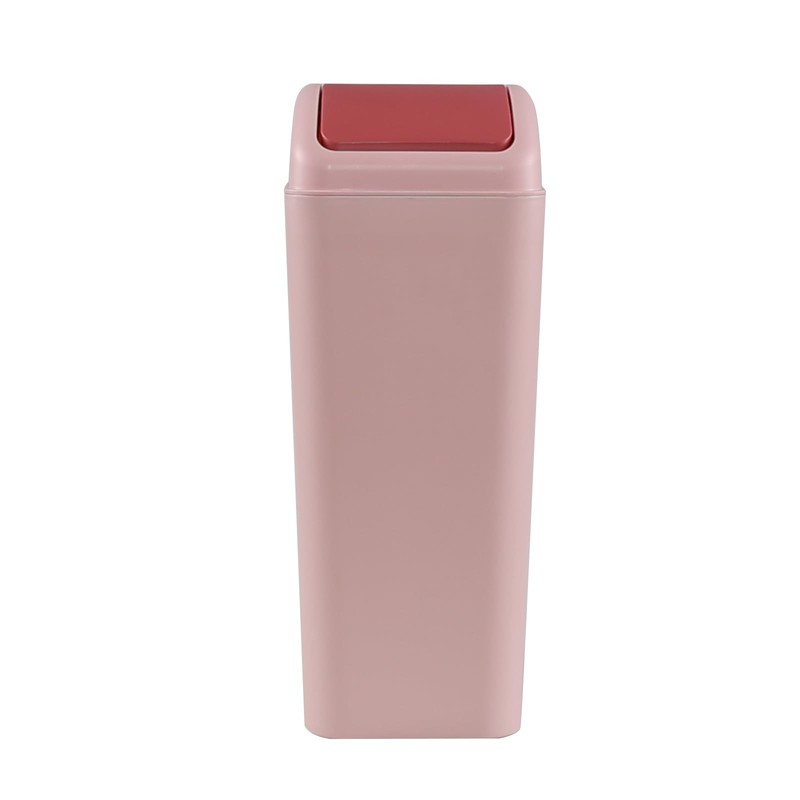 Dehouse 12 L Trash Bin with Swing-top Lid, Plastic Small
