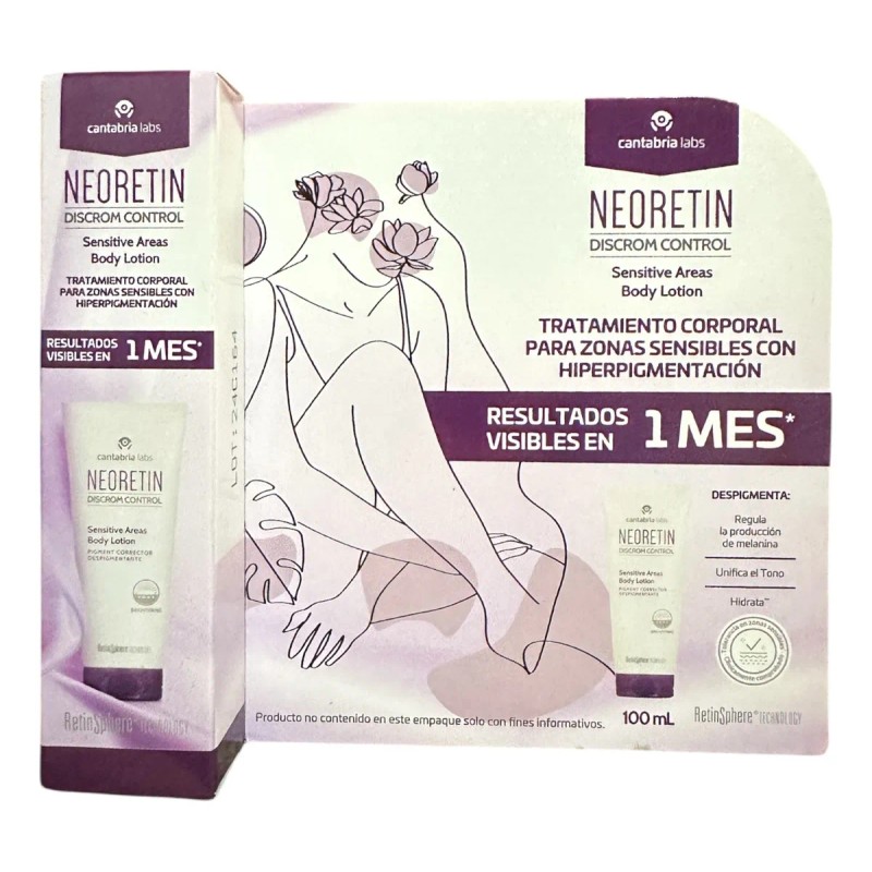Neoretin Sensitive Areas 7ml | Tratamiento Despigmentante para Axilas, Ingles