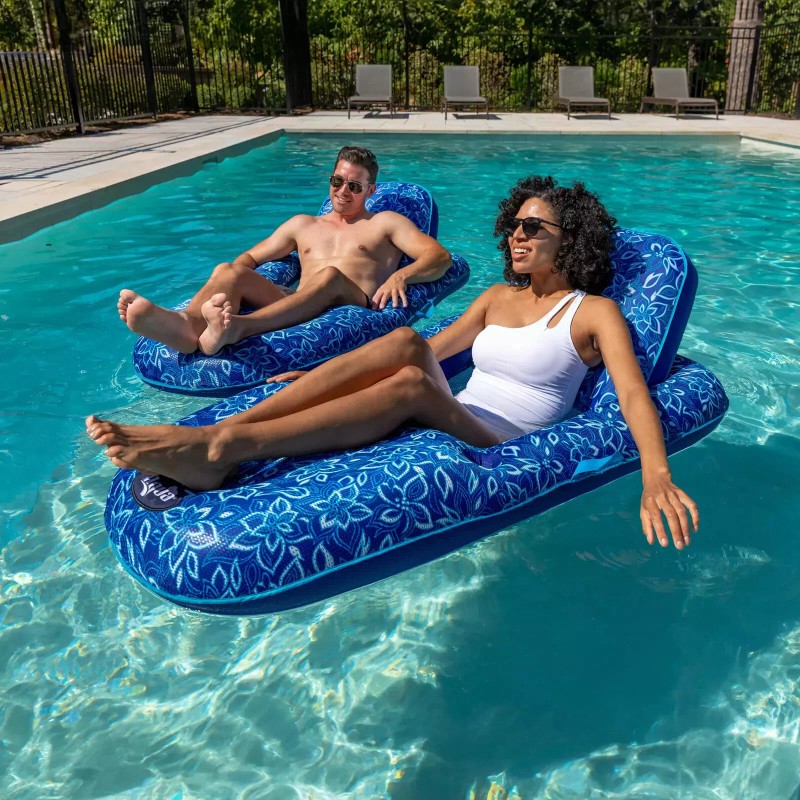 Aqua Luxury Pool Lounger, 2-pack