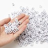 Baiinjiene 300pcs Large Square Letter Beads Acrylic A-Z Big Cube