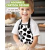 Royar beauty Kids Chef Set with Apron, Hat & Sleeves