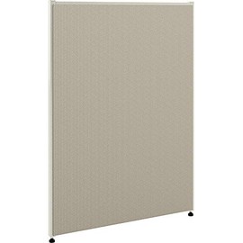HON Verse Panel , 42"H x 30"W , Light Gray Finish , Gray Fabric