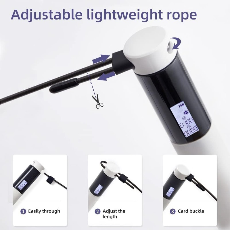 ALLIUMS Smart Jump Rope with APP Data Analysis, Bluetooth &