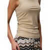 zero Ladies Glitter Top, French Oak, 42