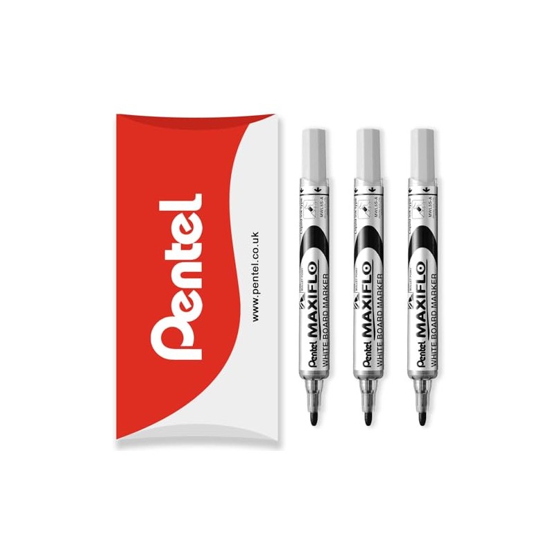 Pentel Maxiflo Whiteboard Marker Pen - Fine Bullet Tip -