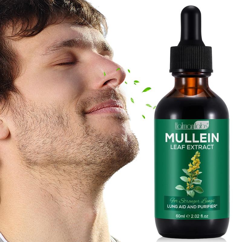 Hatmanlabs Mullein Leaf Extract - Mullein Drops for Lung -