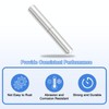 uxcell 4Pcs 1-9/16" x 1/4" (LxD) Stainless Steel Weldable Detachable