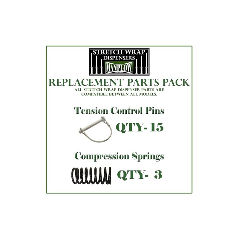 MANPLOW Stretch Wrap Dispenser Replacement Parts Pack