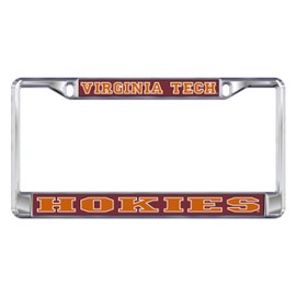 Virginia Tech Plate_Frame (DOMED VT METAL PLATE FRAME (34154))