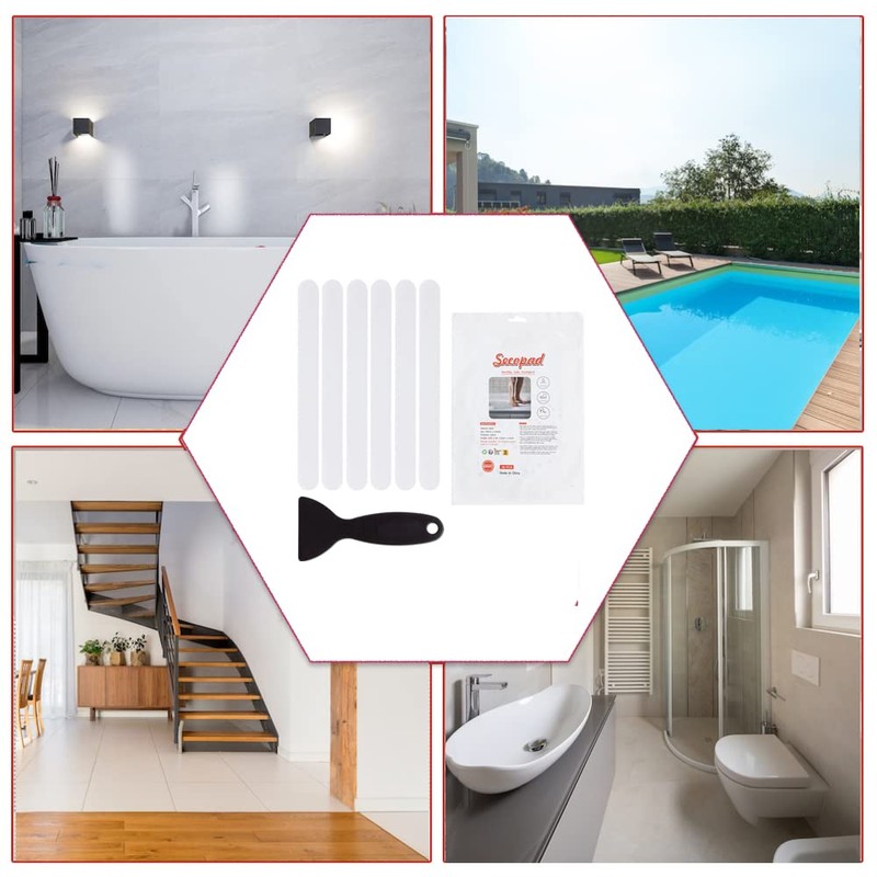 Secopad 36PCS Non Slip Bathtub Stickers, Shower Floor Non Slip
