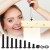 232 Piece M6 Screws Set, Allen Screws Nuts Set, Pan