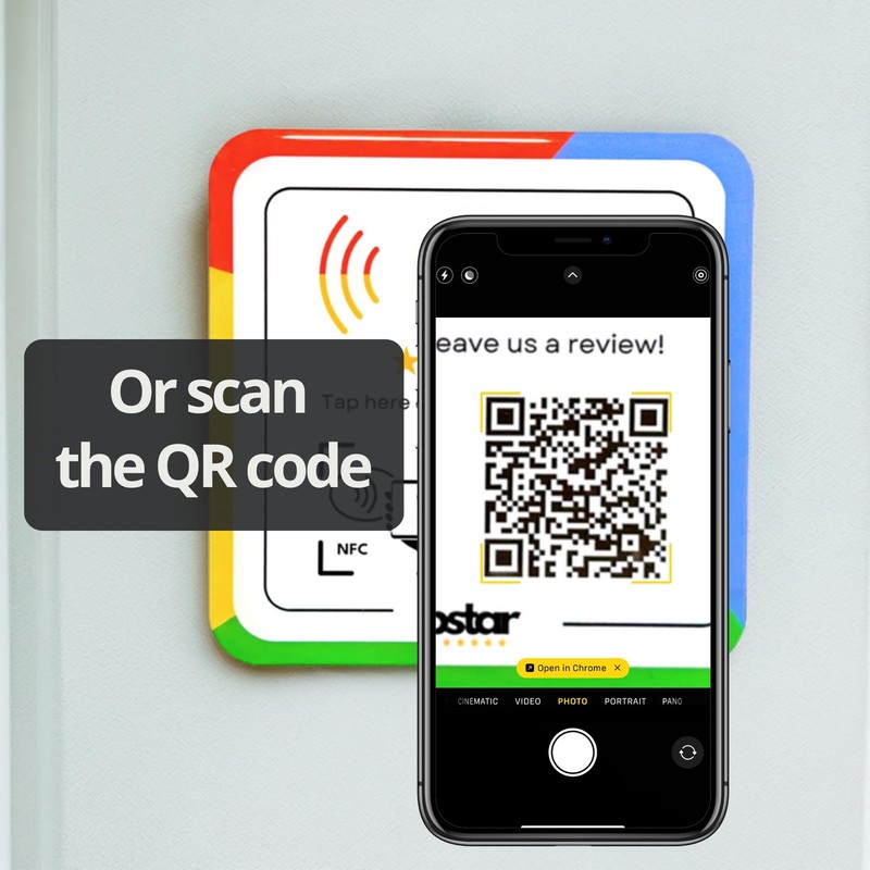 Acrylic Sheet Google NFC and QR Sticker NFC Sticker Google